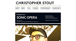 Desktop Screenshot of christopherstout.com